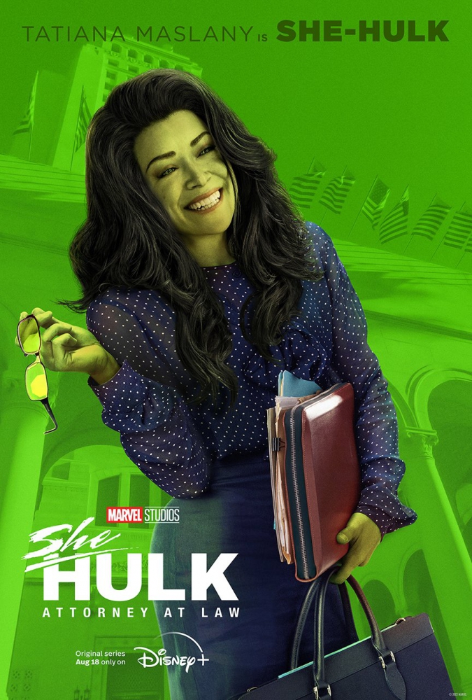 SheHulk série de posters et nouvel extrait pour la série Disney+